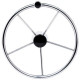 SS Steering Wheel Gemini -  Diameter 400mm - LM-W23 - Multiflex